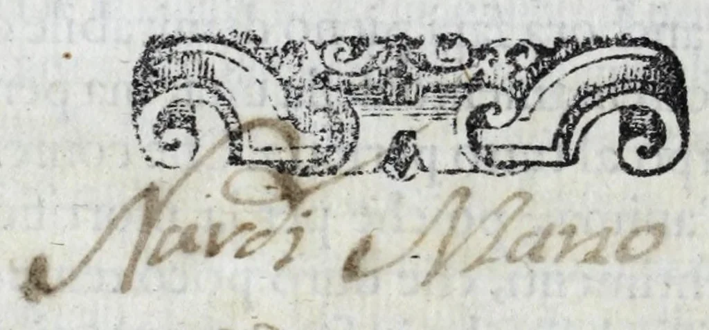 An illustration from Miracoli della Sac.ma Vergine Maria : seguiti a benefitio di quelli che sono stati deuoti della Compagnia del Sant.mo Rosario, 1587, leaf 228