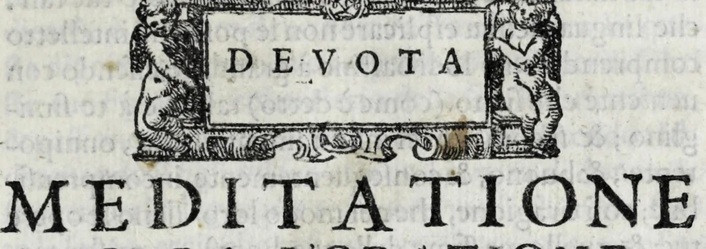 An illustration from Miracoli della Sac.ma Vergine Maria : seguiti a benefitio di quelli che sono stati deuoti della Compagnia del Sant.mo Rosario, 1587, leaf 233
