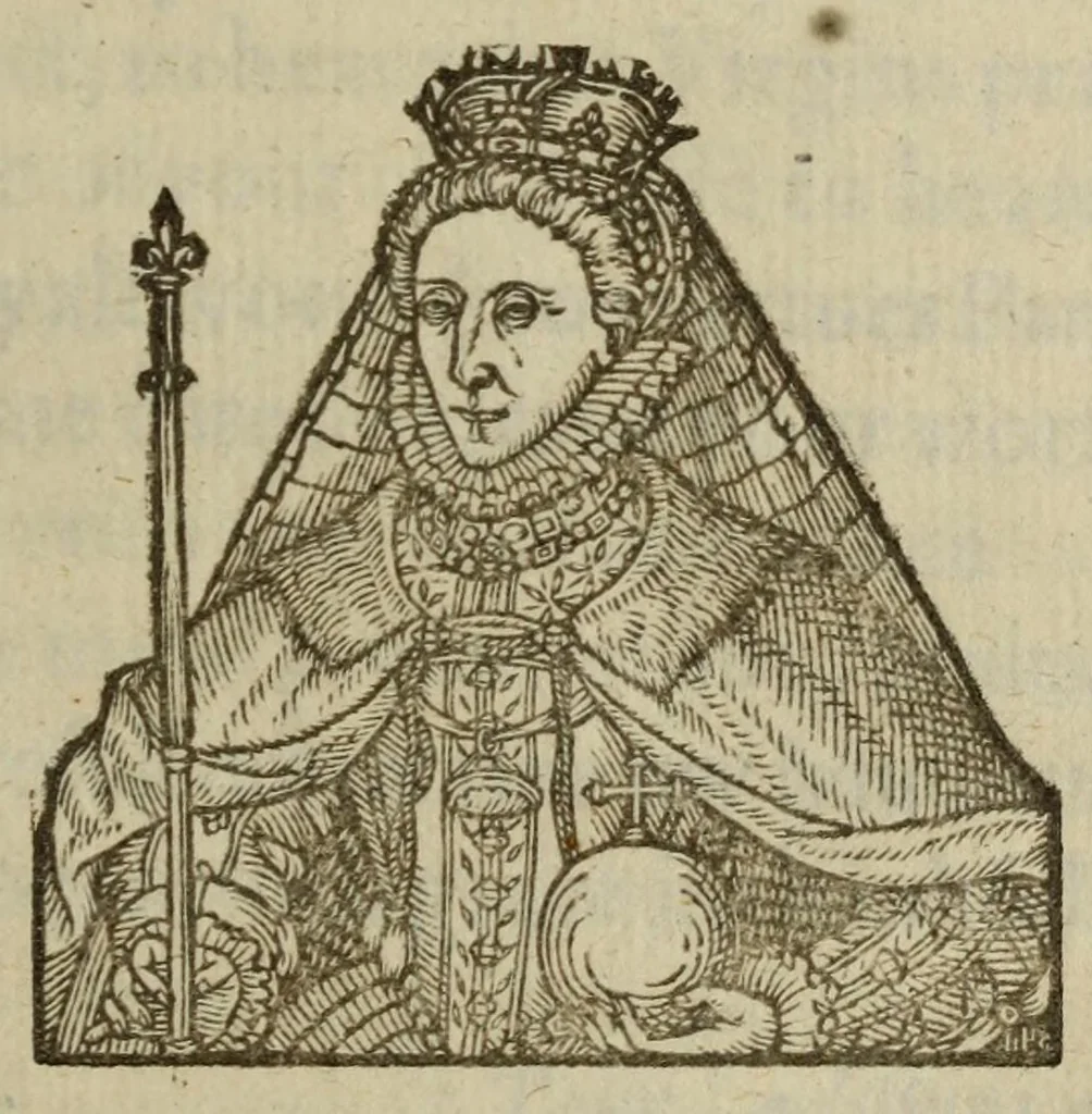 An illustration from A mirour for magistrates : being a true chronicle historie of the vntimely falles of such vnfortunate princes and men of note as haue happened since the first entrance of Brute into this iland, vntill this our latter age, 1610, leaf 231