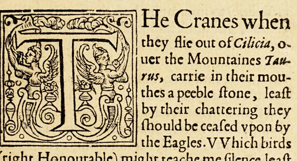 An illustration from A mirror for mathematiques: : a golden gem for geometricians: a sure safety for saylers, and an auncient antiquary for astronomers and astrologians. Contayning also an order howe to make an astronimicall instrument, called the astrolab, vvith the vse thereof. Also a playne and most easie instruction for erection of a figure for the 12. houses of the heauens. A work most profitable for all such as are students in astrenomie, & geometrie, and generally most necessarie for all learners in mathematicall artes. The contents of which booke you shall find in the next page., 1587, leaf 9