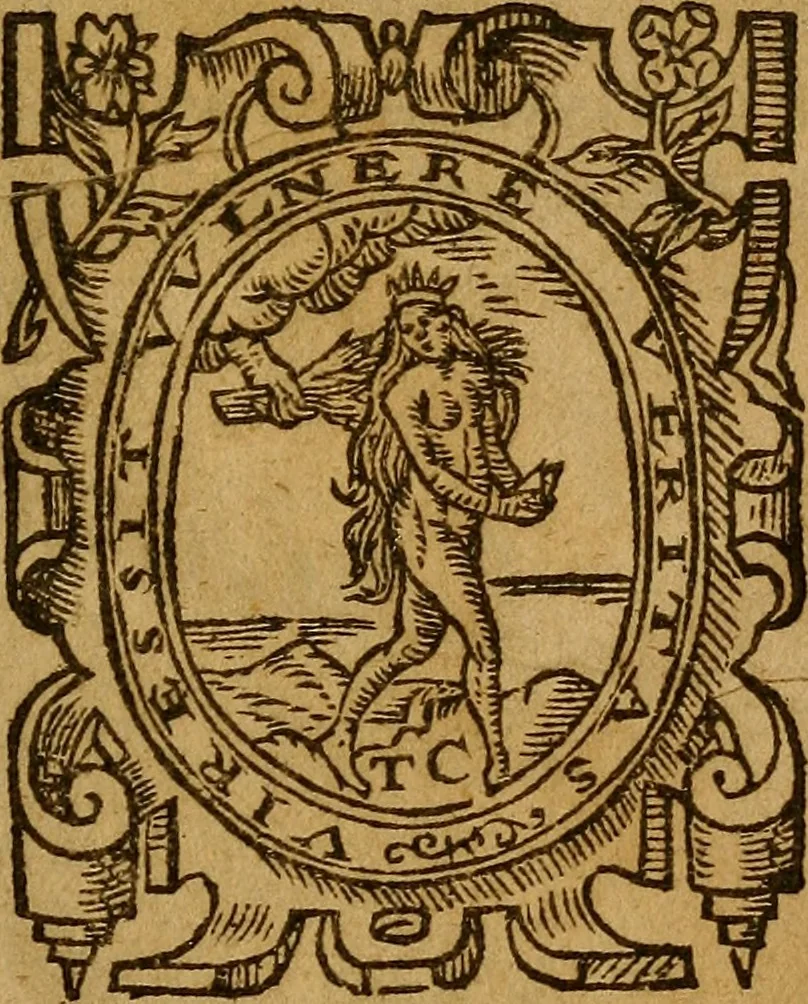 An illustration from The mirror of alchimy, 1597, leaf 6