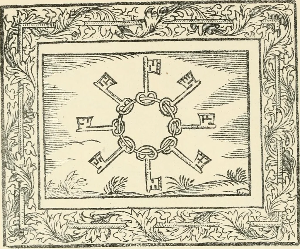 An illustration from The mirrovr of maiestie: or, The badges of honovr conceitedly emblazoned. A photo-lith. fac-simile reprint from Mr. Corser's perfect copy. A.D. 1618, 1870, leaf 103