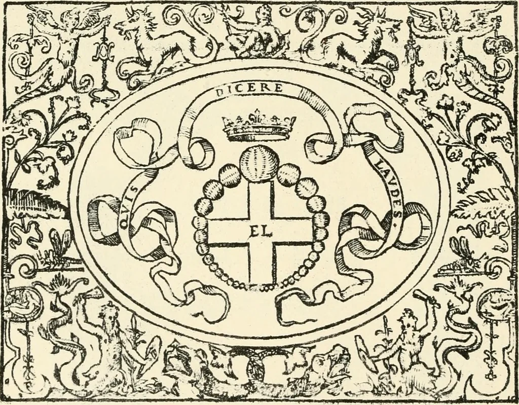 An illustration from The mirrovr of maiestie: or, The badges of honovr conceitedly emblazoned. A photo-lith. fac-simile reprint from Mr. Corser's perfect copy. A.D. 1618, 1870, leaf 111