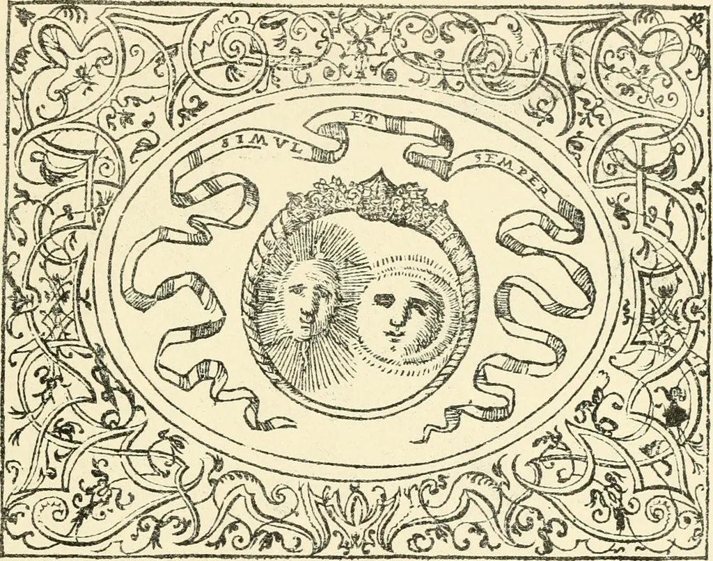 An illustration from The mirrovr of maiestie: or, The badges of honovr conceitedly emblazoned. A photo-lith. fac-simile reprint from Mr. Corser's perfect copy. A.D. 1618, 1870, leaf 112