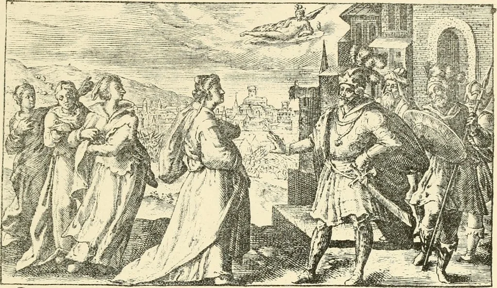 An illustration from The mirrovr of maiestie: or, The badges of honovr conceitedly emblazoned. A photo-lith. fac-simile reprint from Mr. Corser's perfect copy. A.D. 1618, 1870, leaf 124