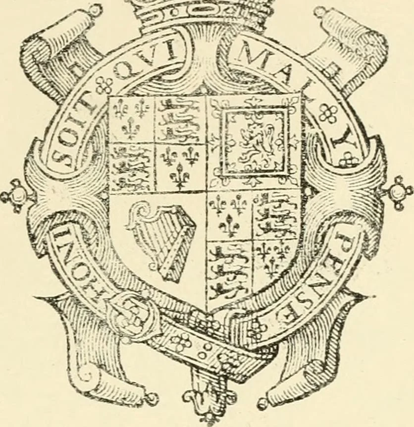 An illustration from The mirrovr of maiestie: or, The badges of honovr conceitedly emblazoned. A photo-lith. fac-simile reprint from Mr. Corser's perfect copy. A.D. 1618, 1870, leaf 26