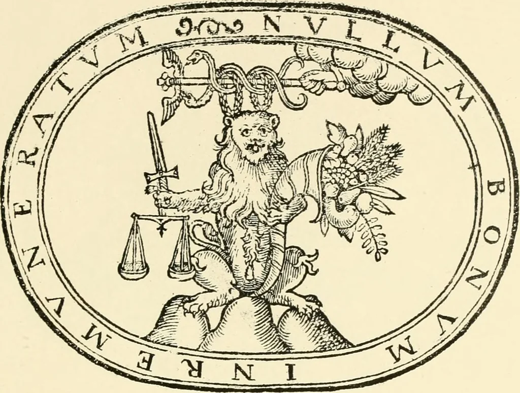 An illustration from The mirrovr of maiestie: or, The badges of honovr conceitedly emblazoned. A photo-lith. fac-simile reprint from Mr. Corser's perfect copy. A.D. 1618, 1870, leaf 28