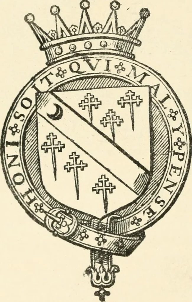 An illustration from The mirrovr of maiestie: or, The badges of honovr conceitedly emblazoned. A photo-lith. fac-simile reprint from Mr. Corser's perfect copy. A.D. 1618, 1870, leaf 37
