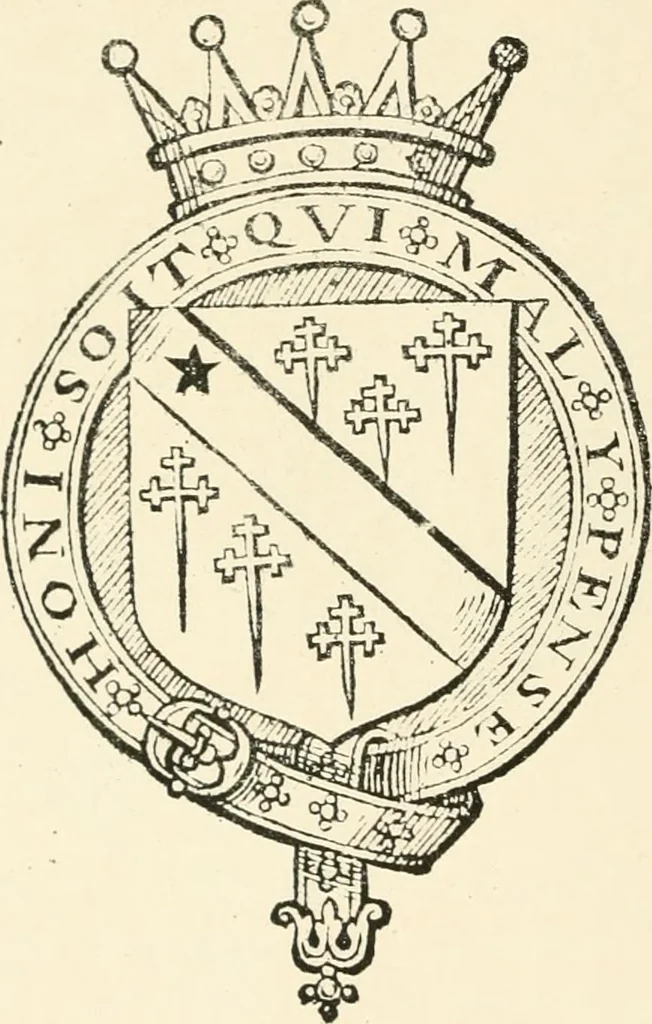 An illustration from The mirrovr of maiestie: or, The badges of honovr conceitedly emblazoned. A photo-lith. fac-simile reprint from Mr. Corser's perfect copy. A.D. 1618, 1870, leaf 41
