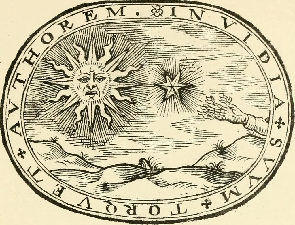 An illustration from The mirrovr of maiestie: or, The badges of honovr conceitedly emblazoned. A photo-lith. fac-simile reprint from Mr. Corser's perfect copy. A.D. 1618, 1870, leaf 46