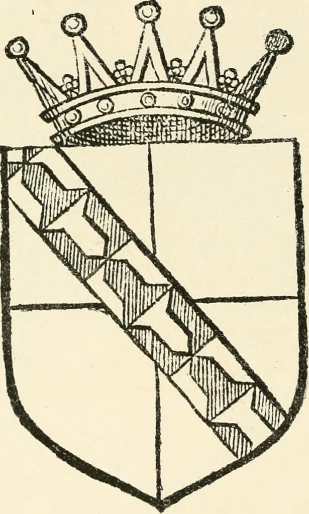 An illustration from The mirrovr of maiestie: or, The badges of honovr conceitedly emblazoned. A photo-lith. fac-simile reprint from Mr. Corser's perfect copy. A.D. 1618, 1870, leaf 57