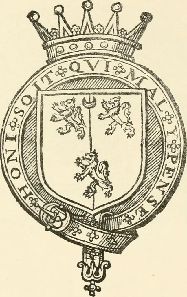 An illustration from The mirrovr of maiestie: or, The badges of honovr conceitedly emblazoned. A photo-lith. fac-simile reprint from Mr. Corser's perfect copy. A.D. 1618, 1870, leaf 59