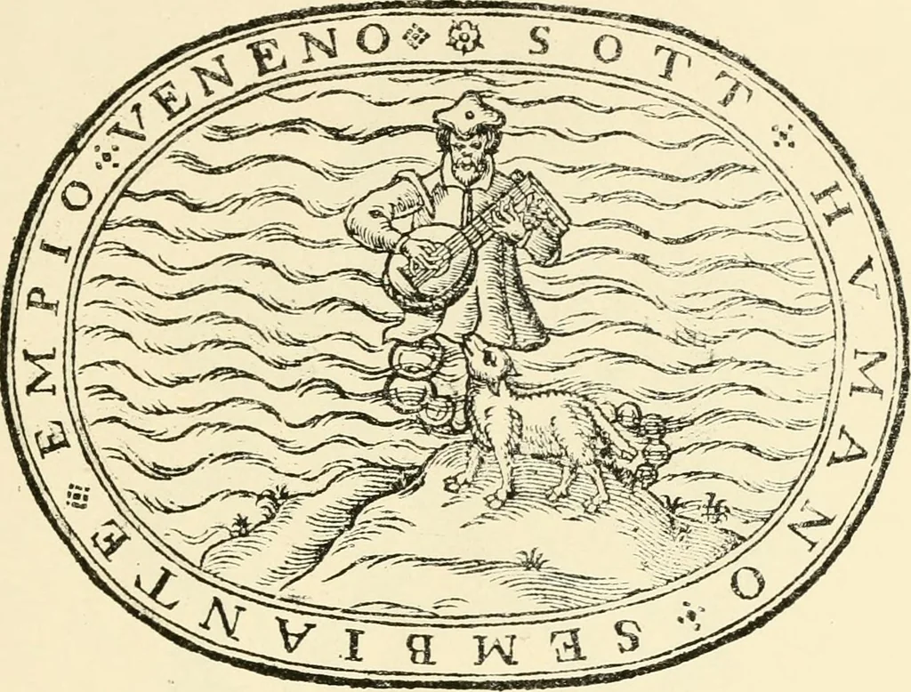 An illustration from The mirrovr of maiestie: or, The badges of honovr conceitedly emblazoned. A photo-lith. fac-simile reprint from Mr. Corser's perfect copy. A.D. 1618, 1870, leaf 64
