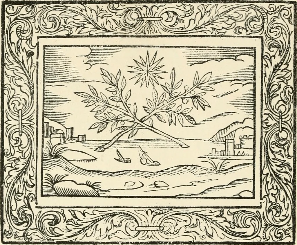 An illustration from The mirrovr of maiestie: or, The badges of honovr conceitedly emblazoned. A photo-lith. fac-simile reprint from Mr. Corser's perfect copy. A.D. 1618, 1870, leaf 95