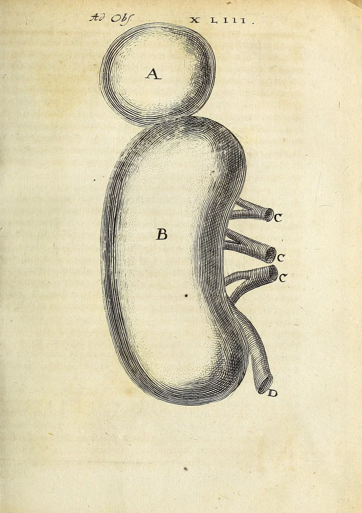 An illustration from Miscellanea Curiosa Medico-Physica Academiae Naturae Curiosorum, 1670, leaf 174