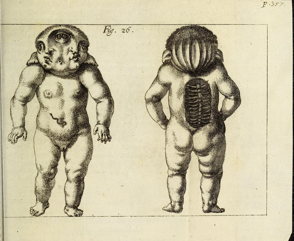 An illustration from Miscellanea Curiosa, sive Ephemiridum Medico-Physicarum Germanicarum Academiae Naturae Curiosorum, 1683, leaf 461