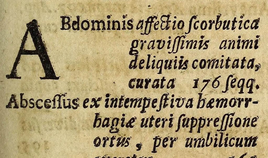 An illustration from Miscellanea Curiosa, sive Ephemiridum Medico-Physicarum Germanicarum Academiae Naturae Curiosorum, 1694, leaf 555
