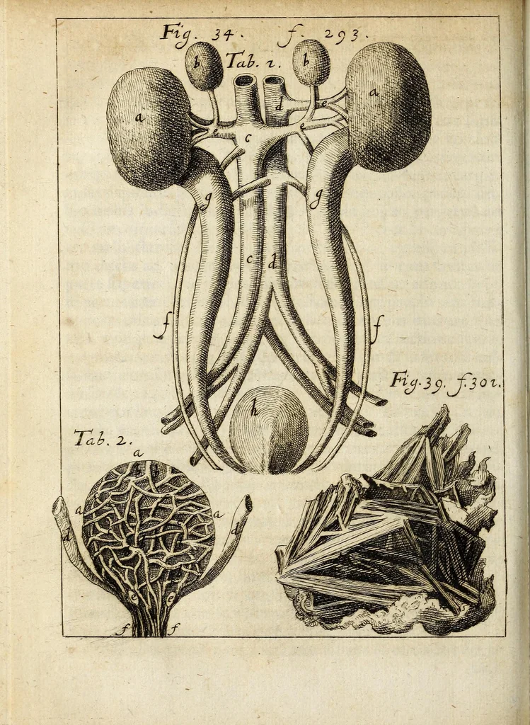 An illustration from Miscellanea Curiosa, sive Ephemiridum Medico-Physicarum Germanicarum Academiae Naturae Curiosorum, 1684, leaf 350