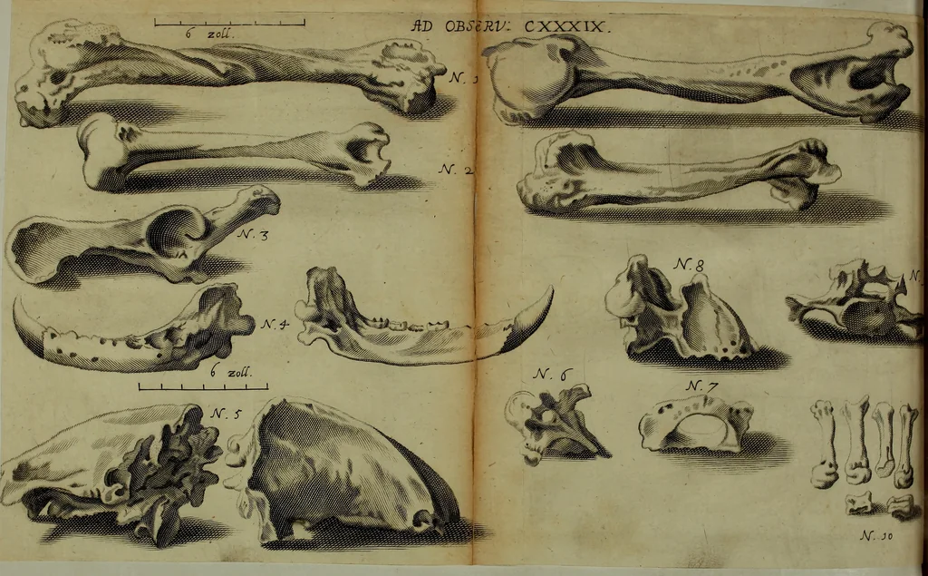 An illustration from Miscellanea Curiosa Medico-Physica Academiae Naturae Curiosorum, 1672, leaf 313