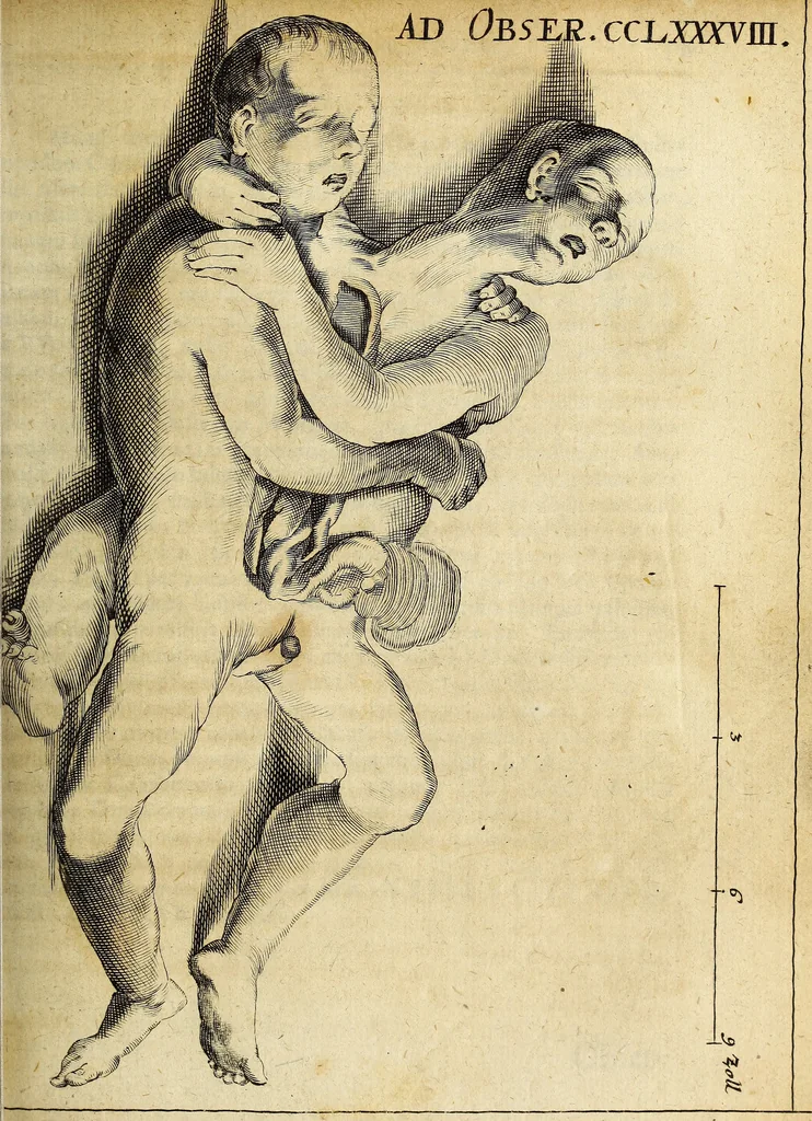 An illustration from Miscellanea Curiosa Medico-Physica Academiae Naturae Curiosorum, 1672, leaf 594