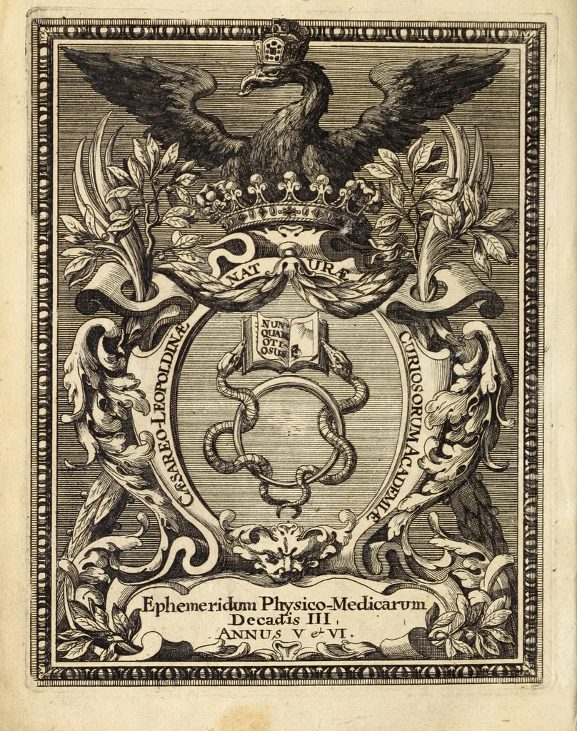 An illustration from Miscellanea curiosa, sive, Ephemeridum medico-physicarum Germanicarum, 1700, leaf 9