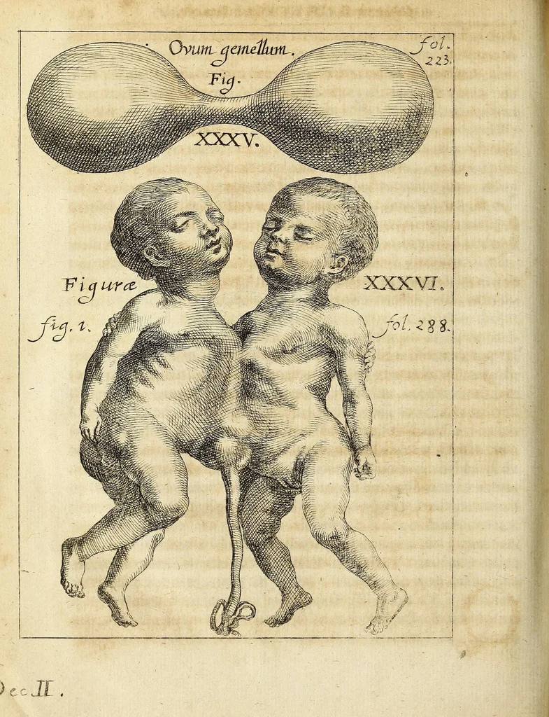 An illustration from Miscellanea Curiosa, sive Ephemiridum Medico-Physicarum Germanicarum Academiae Naturae Curiosorum, 1686, leaf 282