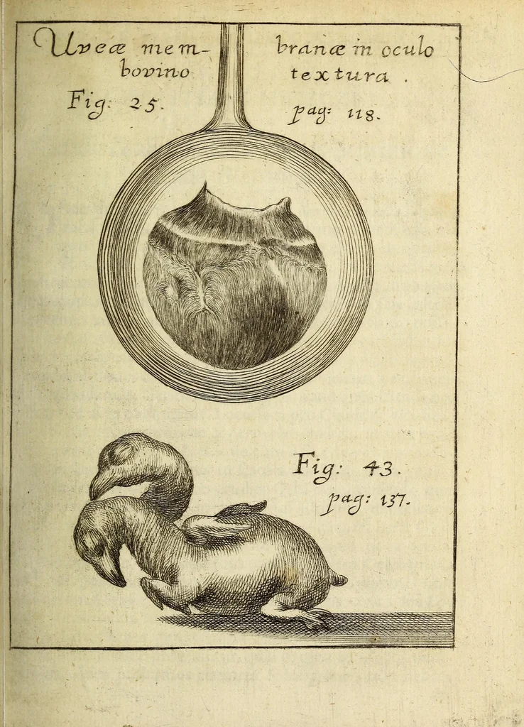 An illustration from Miscellanea Curiosa, sive Ephemiridum Medico-Physicarum Germanicarum Academiae Naturae Curiosorum, 1688, leaf 177