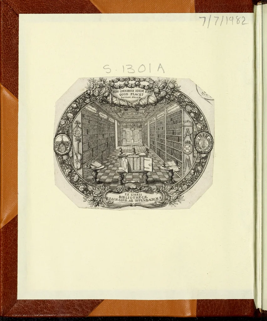 An illustration from Miscellanea Curiosa Medico-Physica Academiae Naturae Curiosorum, 1677, leaf 1