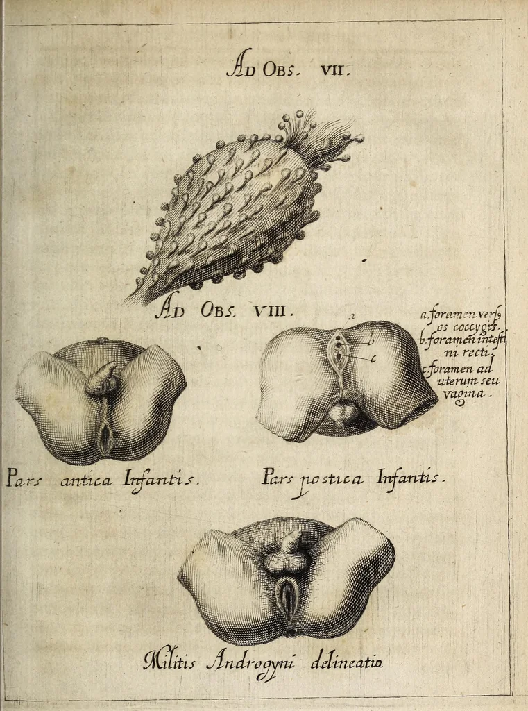 An illustration from Miscellanea Curiosa, sive Ephemiridum Medico-Physicarum Germanicarum Academiae Naturae Curiosorum, 1678, leaf 37
