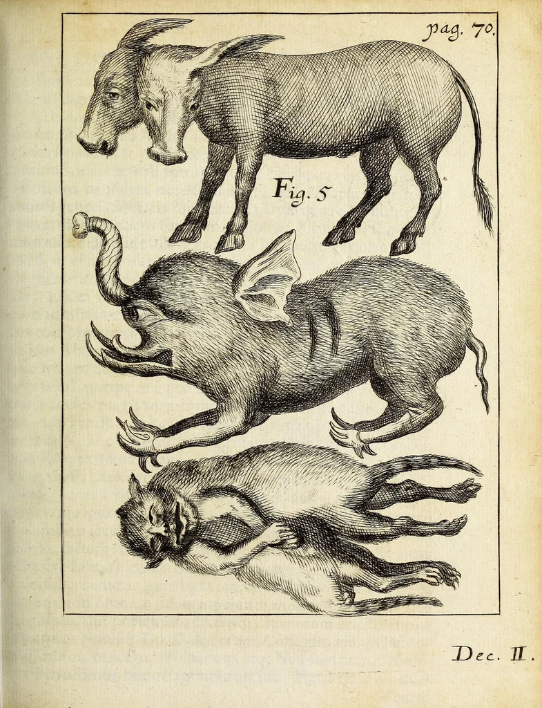 An illustration from Miscellanea Curiosa, sive Ephemiridum Medico-Physicarum Germanicarum Academiae Naturae Curiosorum, 1690, leaf 115