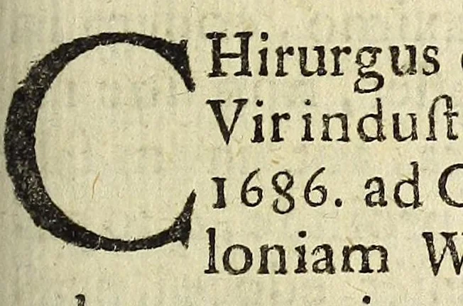 An illustration from Miscellanea Curiosa, sive Ephemiridum Medico-Physicarum Germanicarum Academiae Naturae Curiosorum, 1690, leaf 621