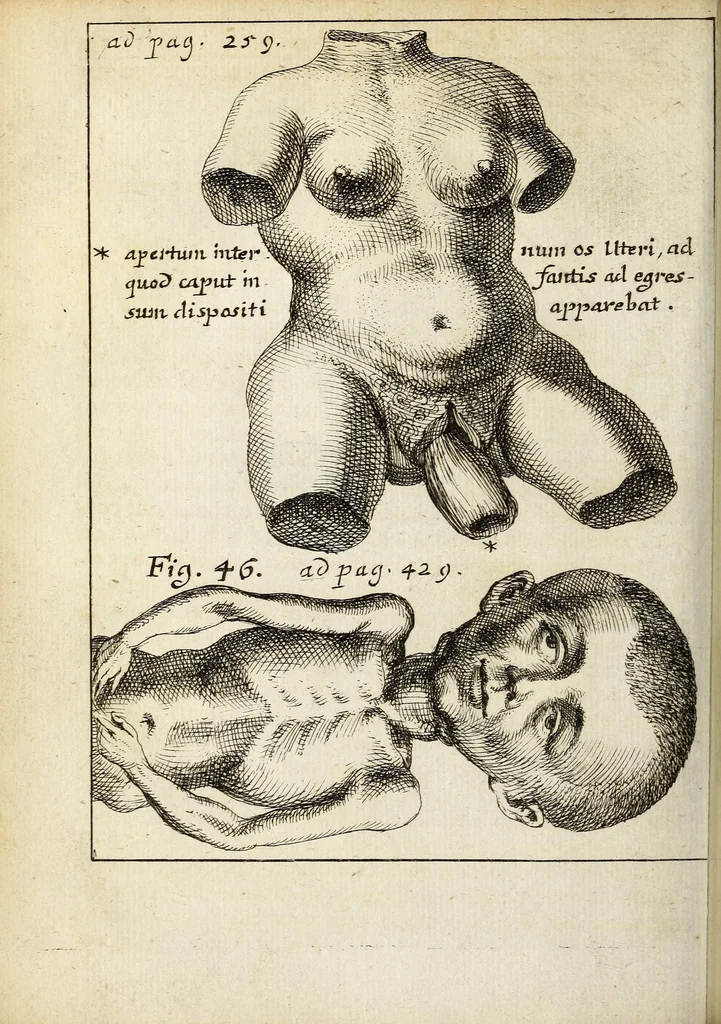 An illustration from Miscellanea Curiosa, sive Ephemiridum Medico-Physicarum Germanicarum Academiae Naturae Curiosorum, 1691, leaf 326