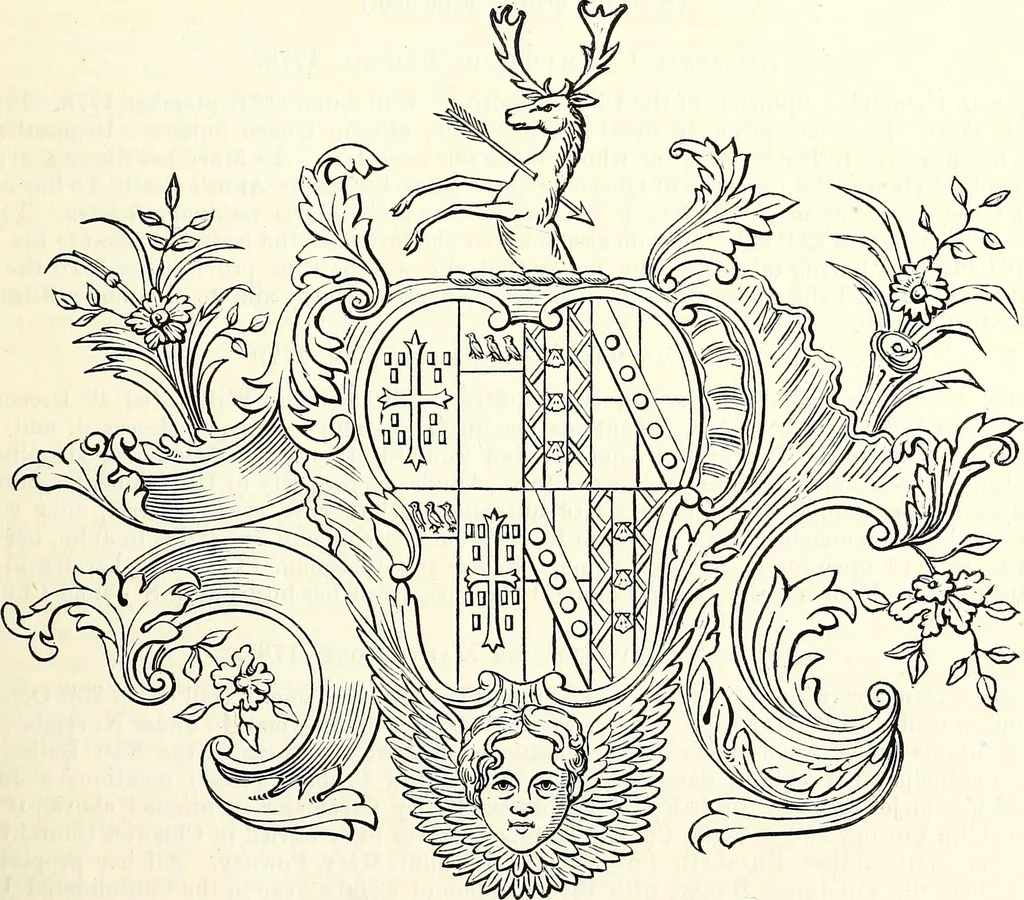 An illustration from Miscellanea genealogica et heraldica :, 1874, leaf 116