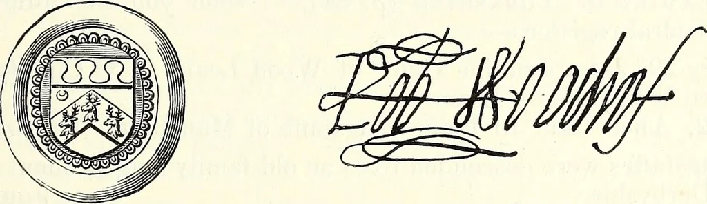 An illustration from Miscellanea genealogica et heraldica :, 1874, leaf 124