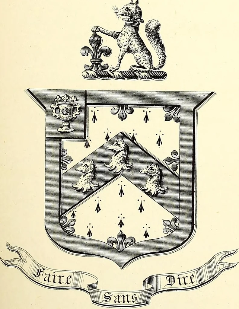 An illustration from Miscellanea genealogica et heraldica :, 1874, leaf 132