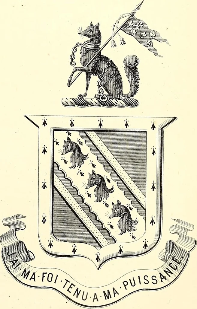 An illustration from Miscellanea genealogica et heraldica :, 1874, leaf 132
