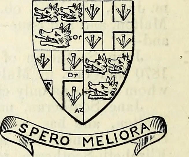 An illustration from Miscellanea genealogica et heraldica :, 1874, leaf 159