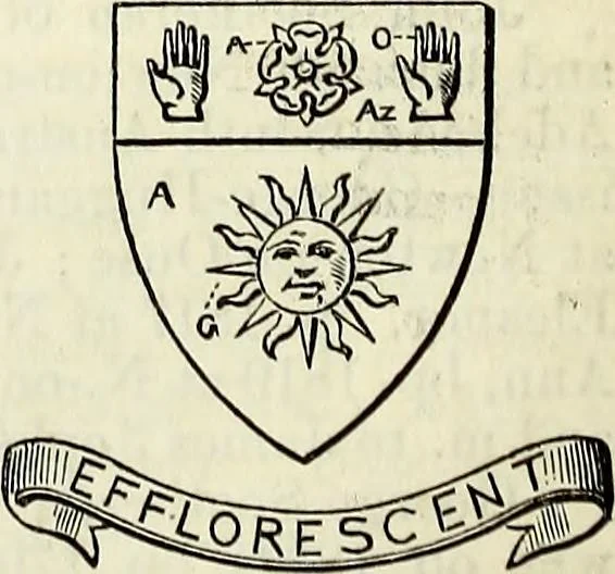 An illustration from Miscellanea genealogica et heraldica :, 1874, leaf 159