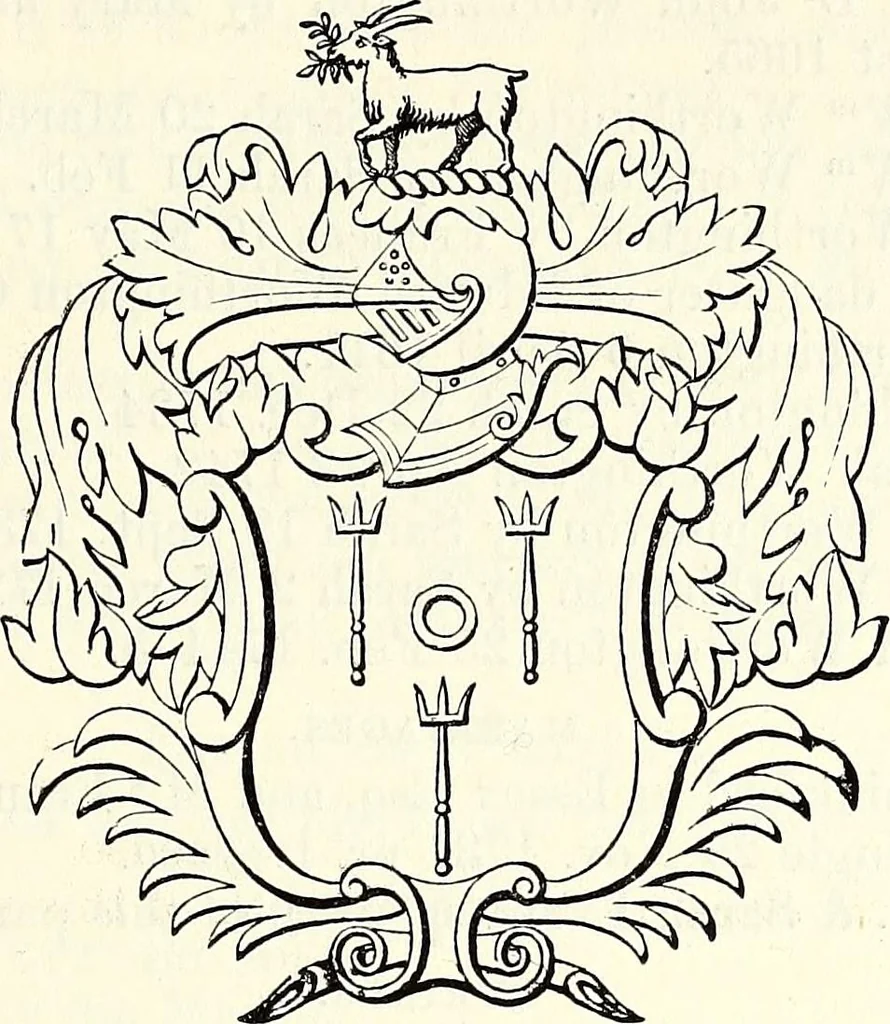 An illustration from Miscellanea genealogica et heraldica :, 1874, leaf 166