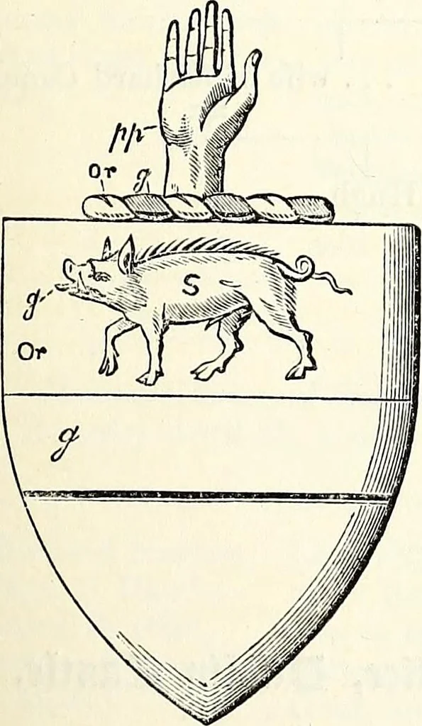 An illustration from Miscellanea genealogica et heraldica :, 1874, leaf 182