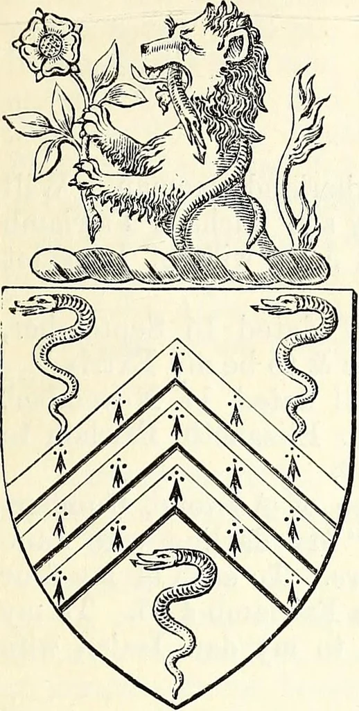 An illustration from Miscellanea genealogica et heraldica :, 1874, leaf 216