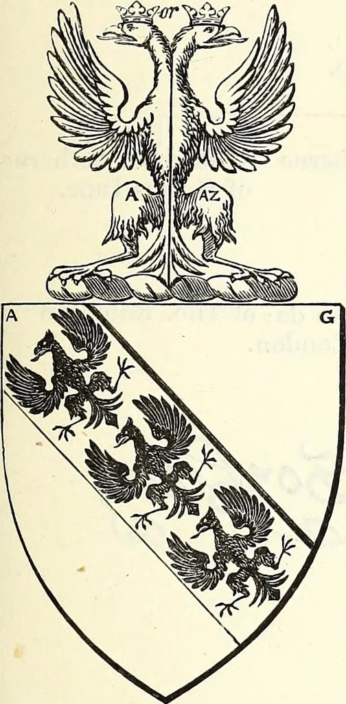 An illustration from Miscellanea genealogica et heraldica :, 1874, leaf 232