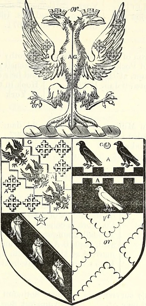 An illustration from Miscellanea genealogica et heraldica :, 1874, leaf 234