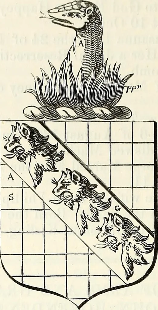 An illustration from Miscellanea genealogica et heraldica :, 1874, leaf 249