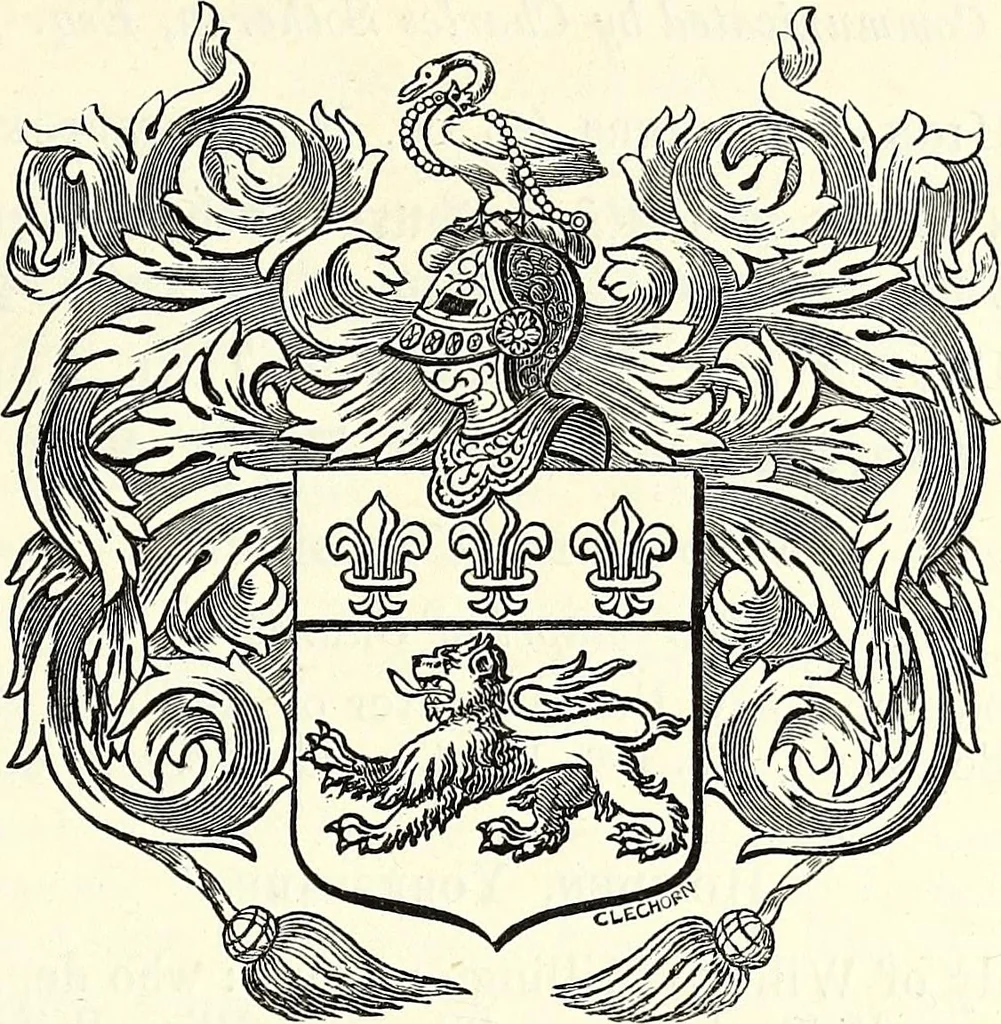 An illustration from Miscellanea genealogica et heraldica :, 1874, leaf 316