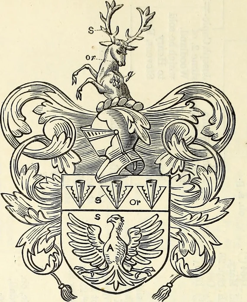 An illustration from Miscellanea genealogica et heraldica :, 1874, leaf 335