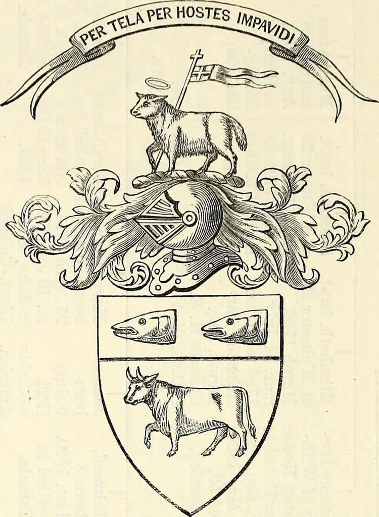 An illustration from Miscellanea genealogica et heraldica :, 1874, leaf 371