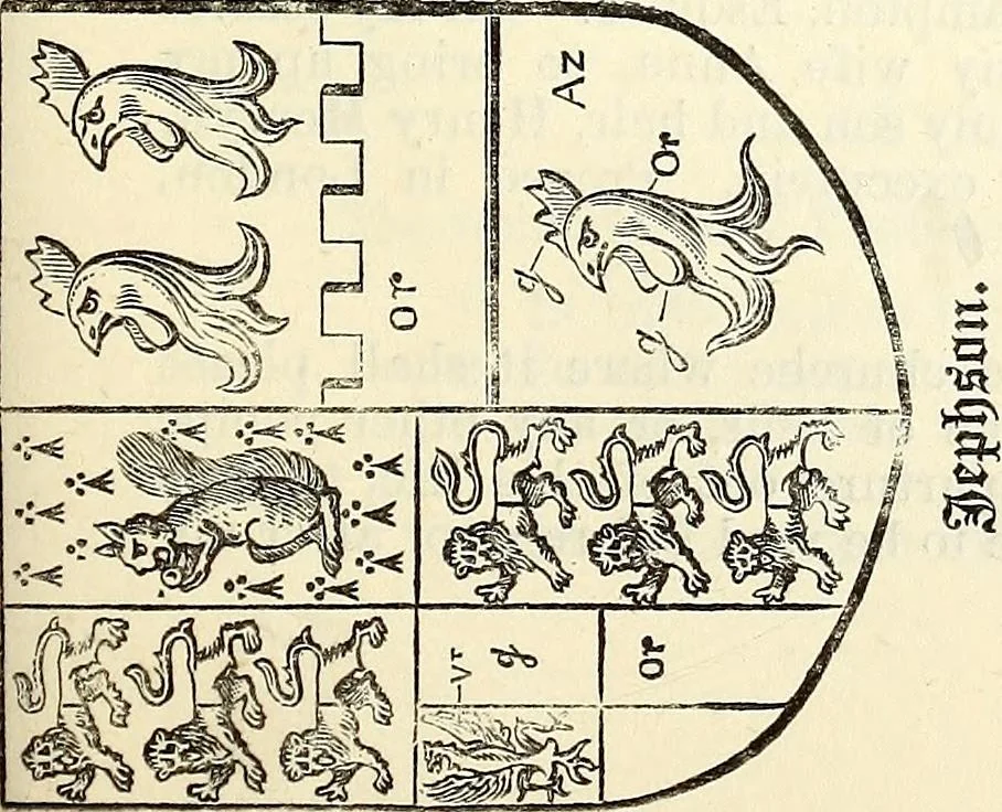 An illustration from Miscellanea genealogica et heraldica :, 1874, leaf 438