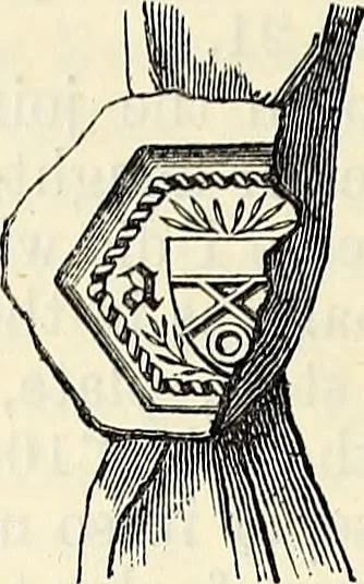 An illustration from Miscellanea genealogica et heraldica :, 1874, leaf 459