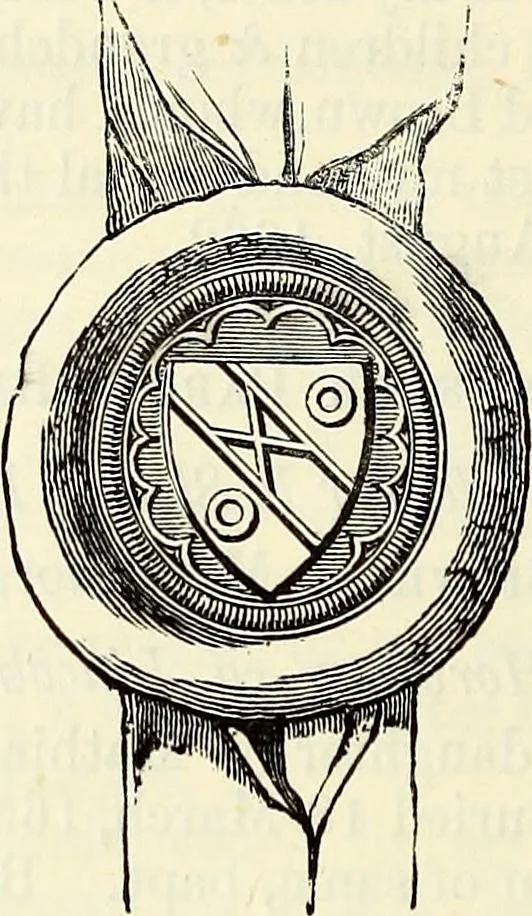 An illustration from Miscellanea genealogica et heraldica :, 1874, leaf 459